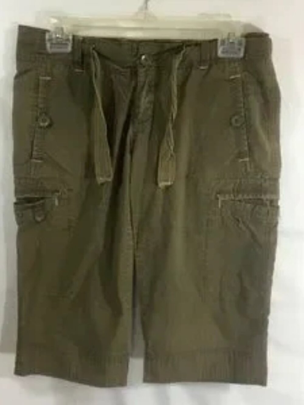 Green Cargo Shorts Juniors
